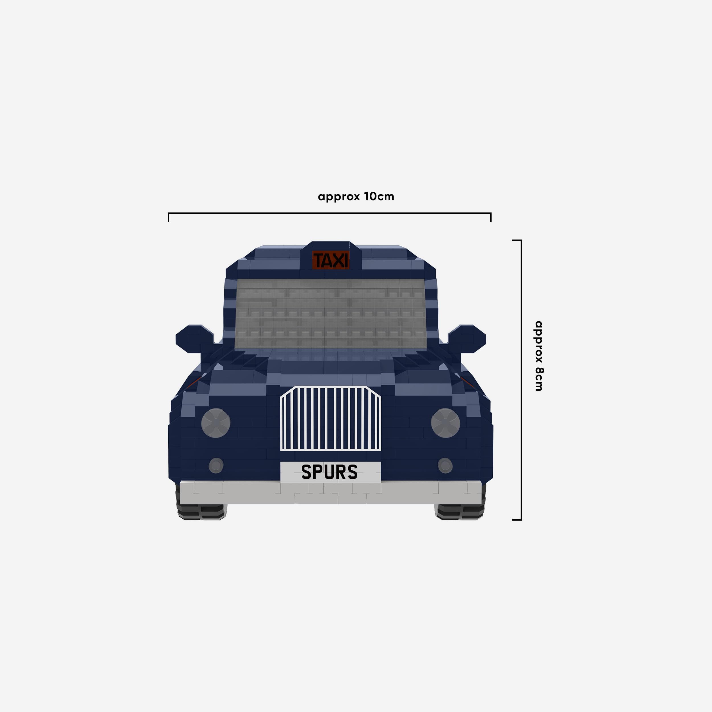 FOCO Officially Licensed Tottenham Hotspur BRXLZ Taxi Cab 3D Bricks Construction Toy Model - Image 4