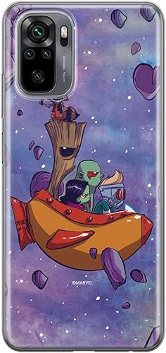 ERT GROUP Mobile Phone case for Xiaomi REDMI Note 10 10S Original and Officially Licensed Marvel Pattern Guardians of The Galaxy 010 adapted to The