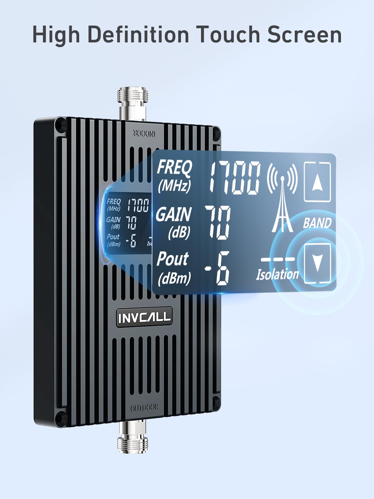 Cellular Signal Booster INVCALL Cell Phone Signal Booster For