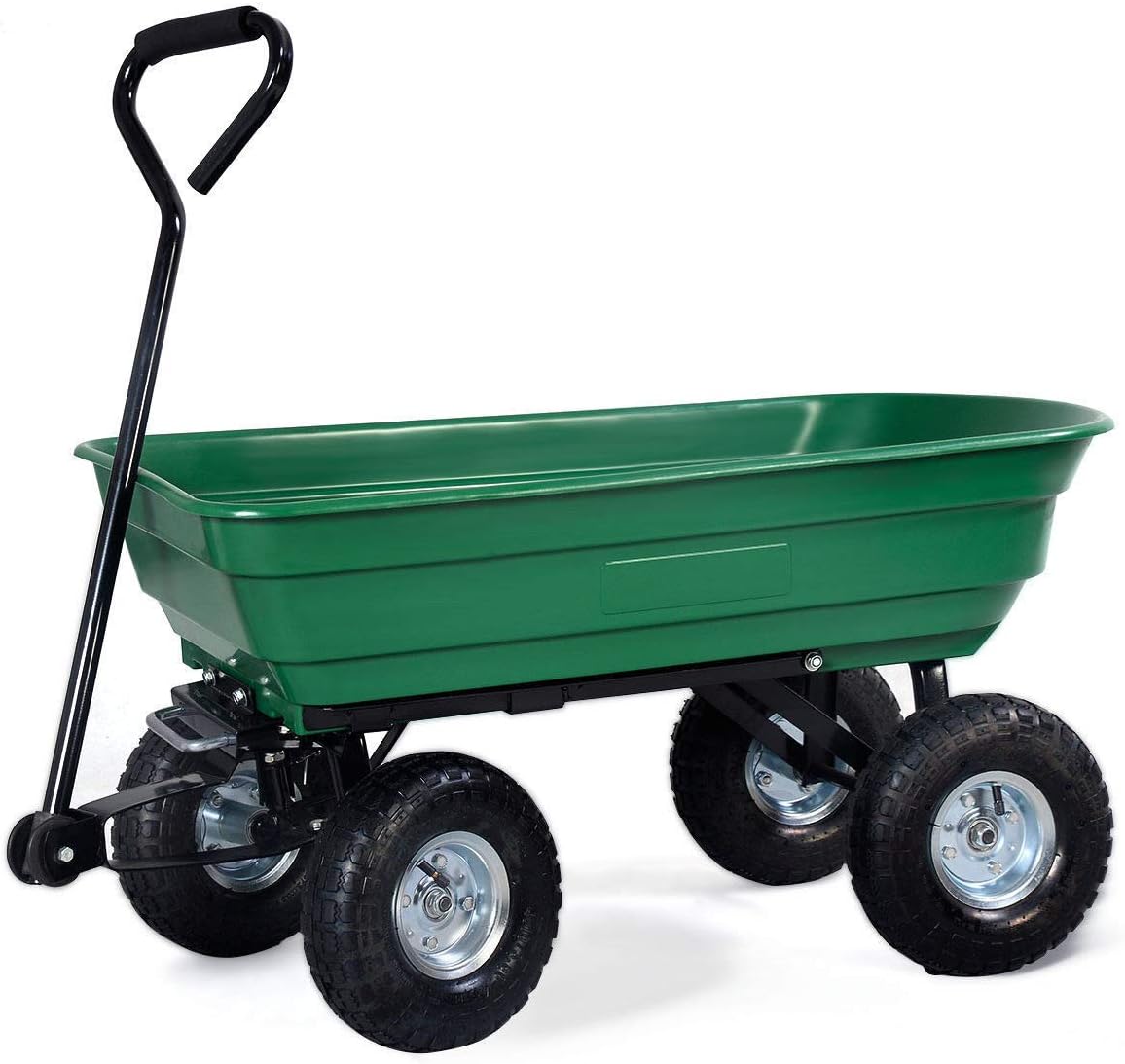 Draper 22x96x51cm Garden Tipper Cart Heavy Duty Gardening Trolley