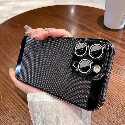 Coque de téléphone portable ENILSA fine et respirante pour iPhone XS Max noir