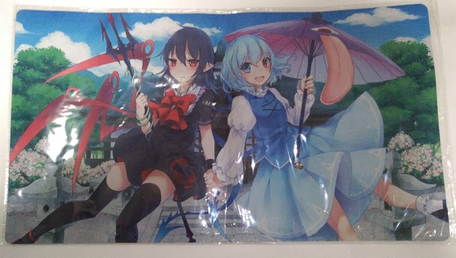 Amazon.co.jp: 封獣ぬえ 多々良小傘 プレイマット ラバー 東方 : おもちゃ