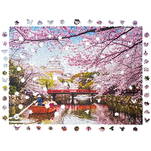 WOOSAIC Puzzle di Legno - Natura Sakura, 1000