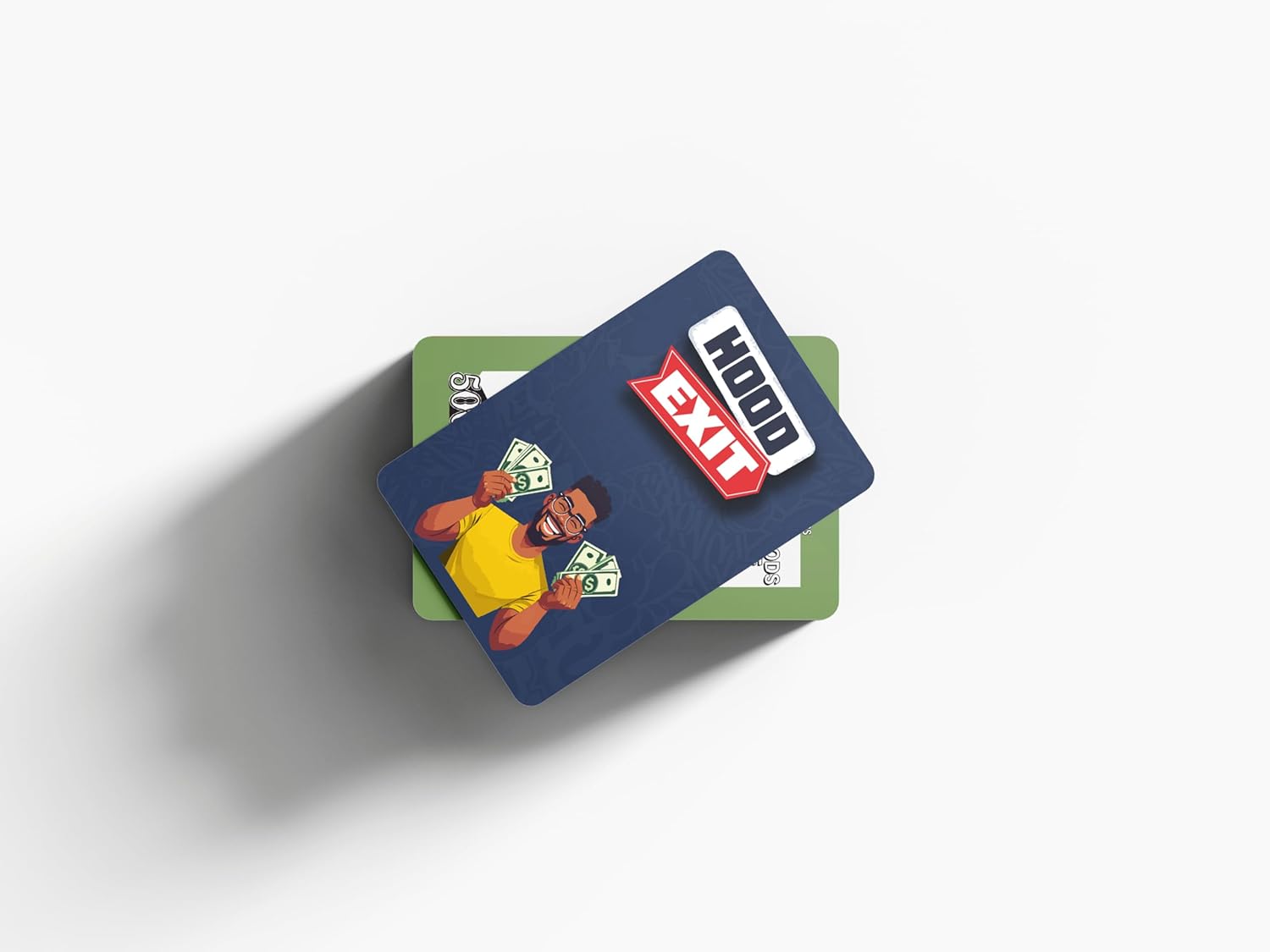 Hood Charades Presents Hood Exit Card Game - Stack Your Cash, Block Rivals, Get Big Mama's Help - Fun Strategic Card Game and Captures Real-Life for Gatherings and Party Nights