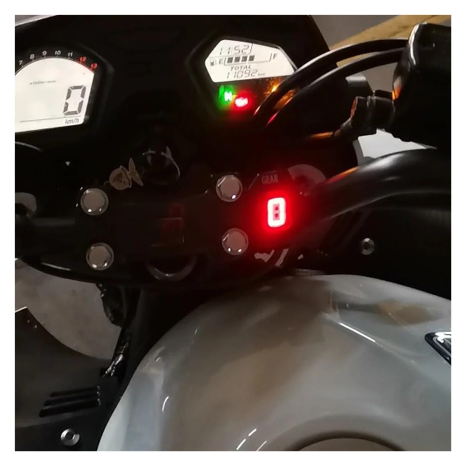 Motocicleta Indicador Engranaje Indicador De Marchas para Motocicleta, Medidor Visualización, Sensor Cambio Digital para Bandit GSF 600 650 1200 GSF600 GSF650 GSF1200, Accesorios