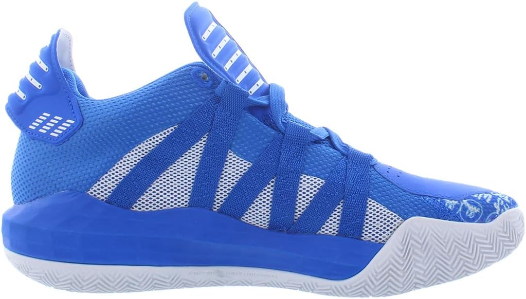 adidas Dame 6 Shoe - Unisex Basketball Glory Blue/White