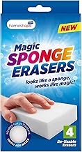 HOMESHOPA Magic Eraser Sponge, 8 Pack Multi-Surface Cleaning Sponges for Walls, Kitchen, Bathroom & Shoes, Removes Marks & Stains with Water Only