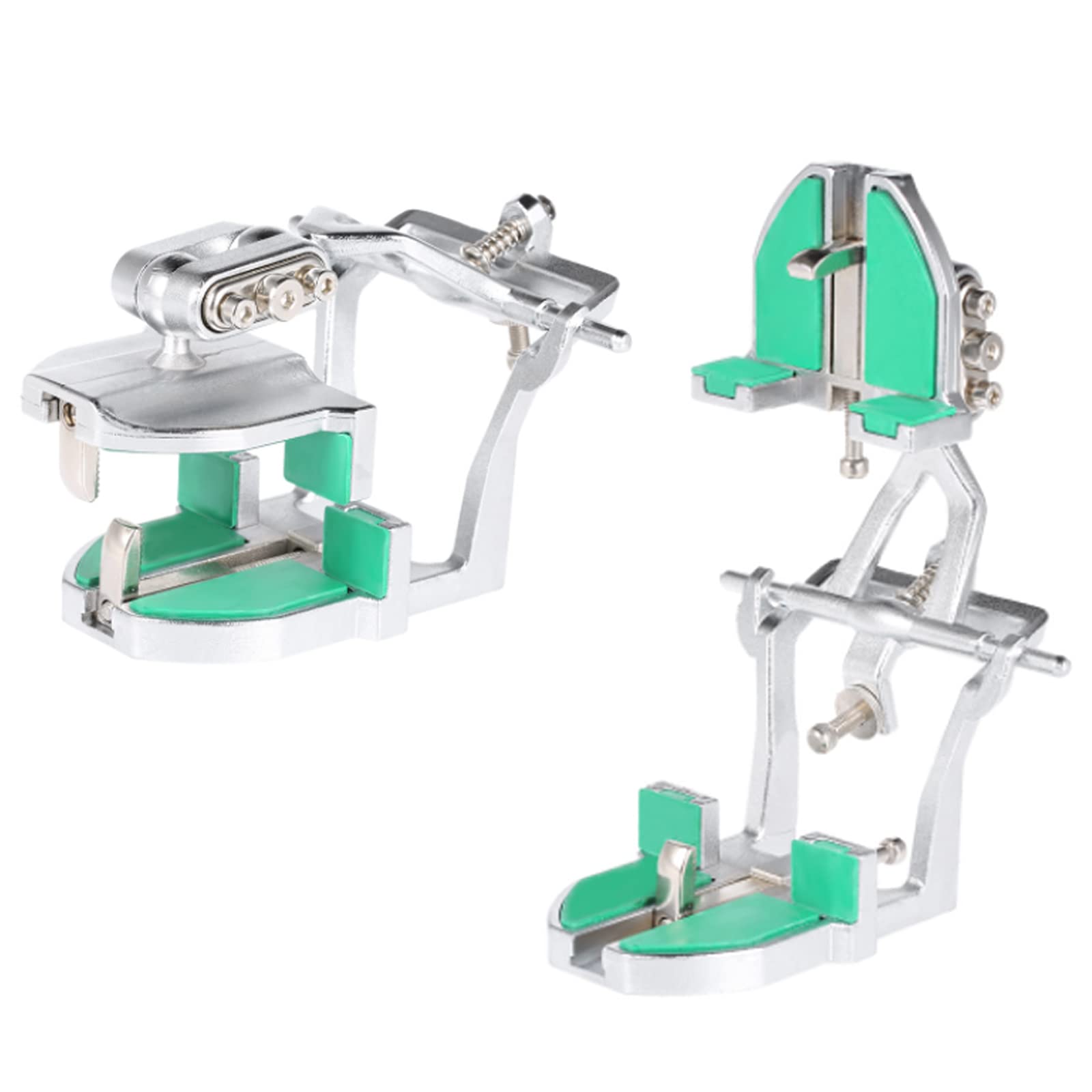 Articulador semiajustable dental tipo 2 universal para modelo yeso con destornillador verde
