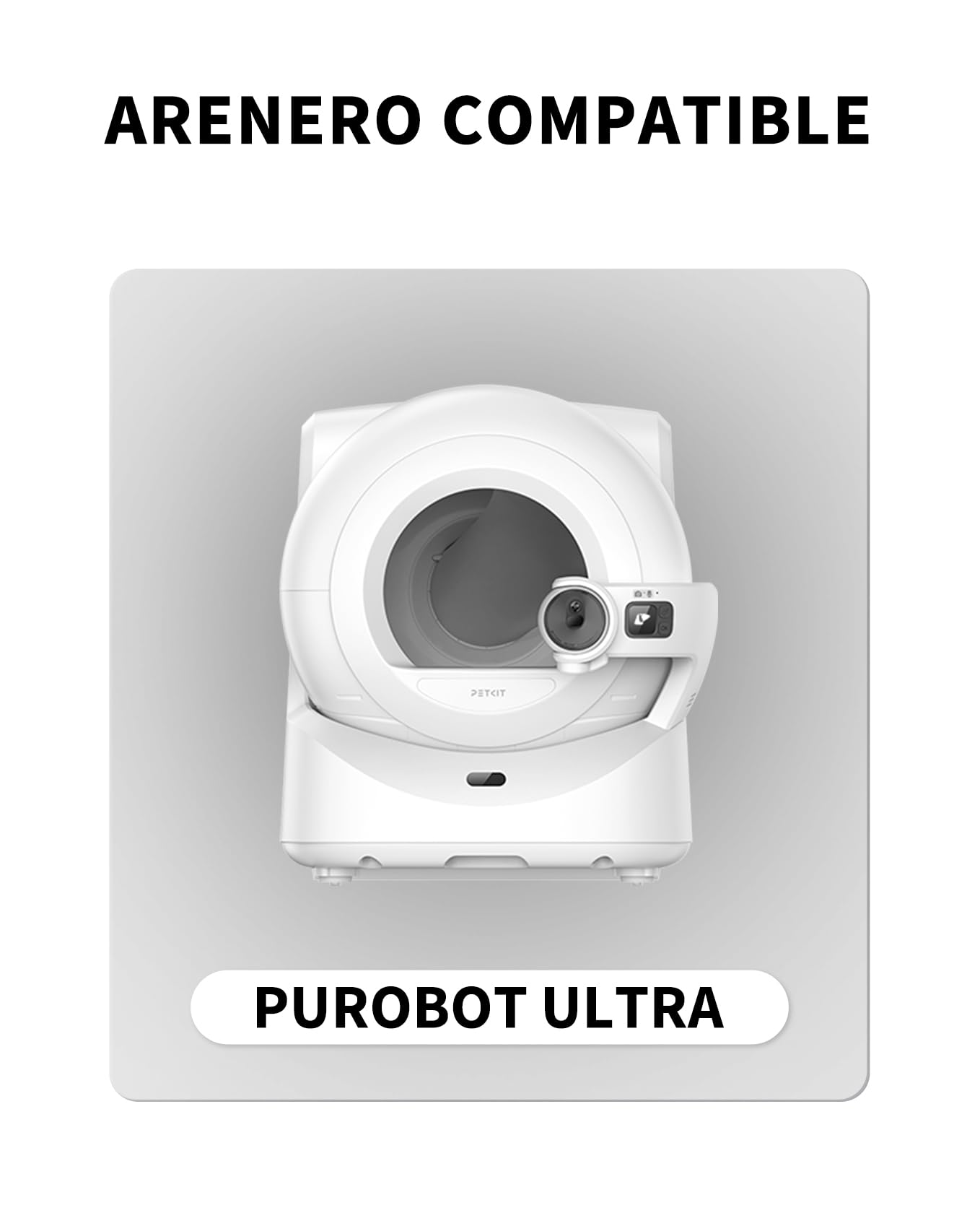 PETKIT Forro de Inodoro para Gatos, para PUROBOT Ultra Arenero Gatos Autolimpiable, Alto Rendimiento, Anti-Fugas, Antiadherente, Resistente a los Arañazos, 44x44 cm