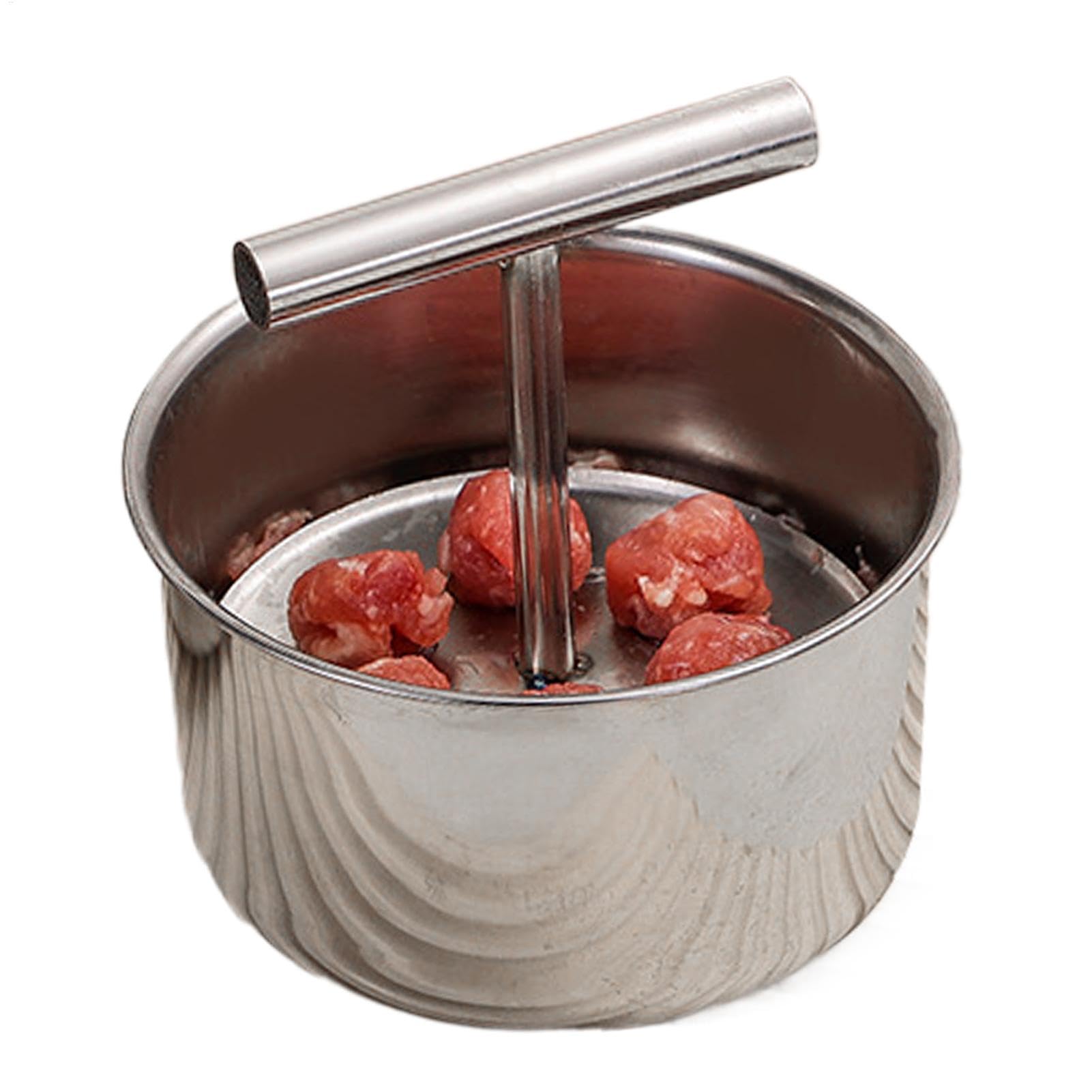Fleischbällchenmacher, Edelstahl Fleischbällchenform, Antihaft Fleischbällchen Herstellung Werkzeuge, 6 Loch Fleischbällchen Maker, 12 Loch Fleischbällchenform, Küche Fleischbällchen Gadget