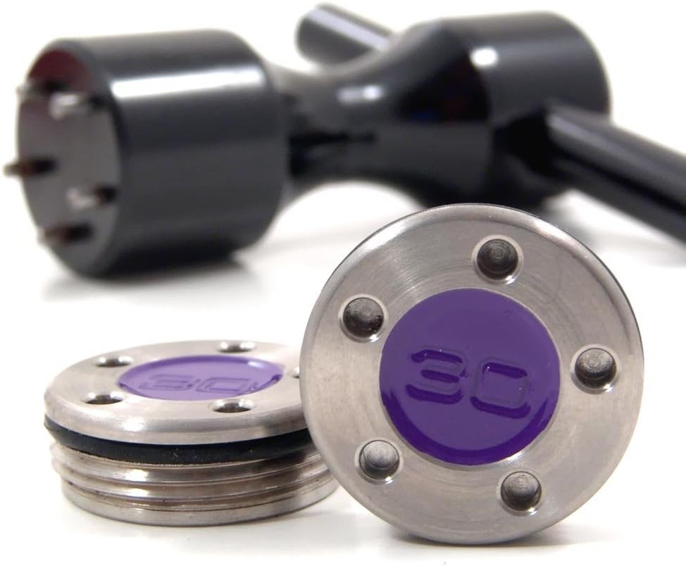 19th Hole Custom Shop 2 of 30g Purple Weight for Scotty Cameron Putters with Wrench Tool