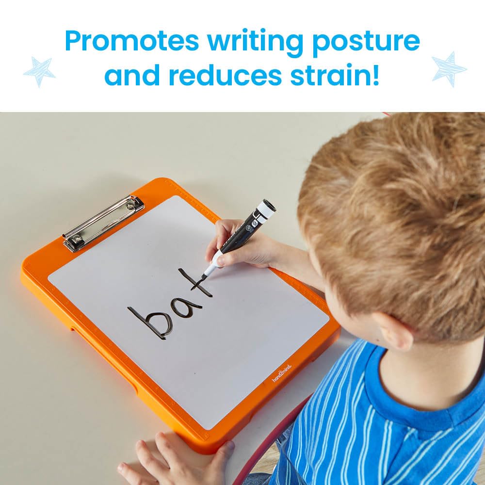 Learning Resources Writing Slant Boards Set of 6, Dry Erase Clipboard, Reusable Handwriting Practise for Kids Lear to Write - Image 3