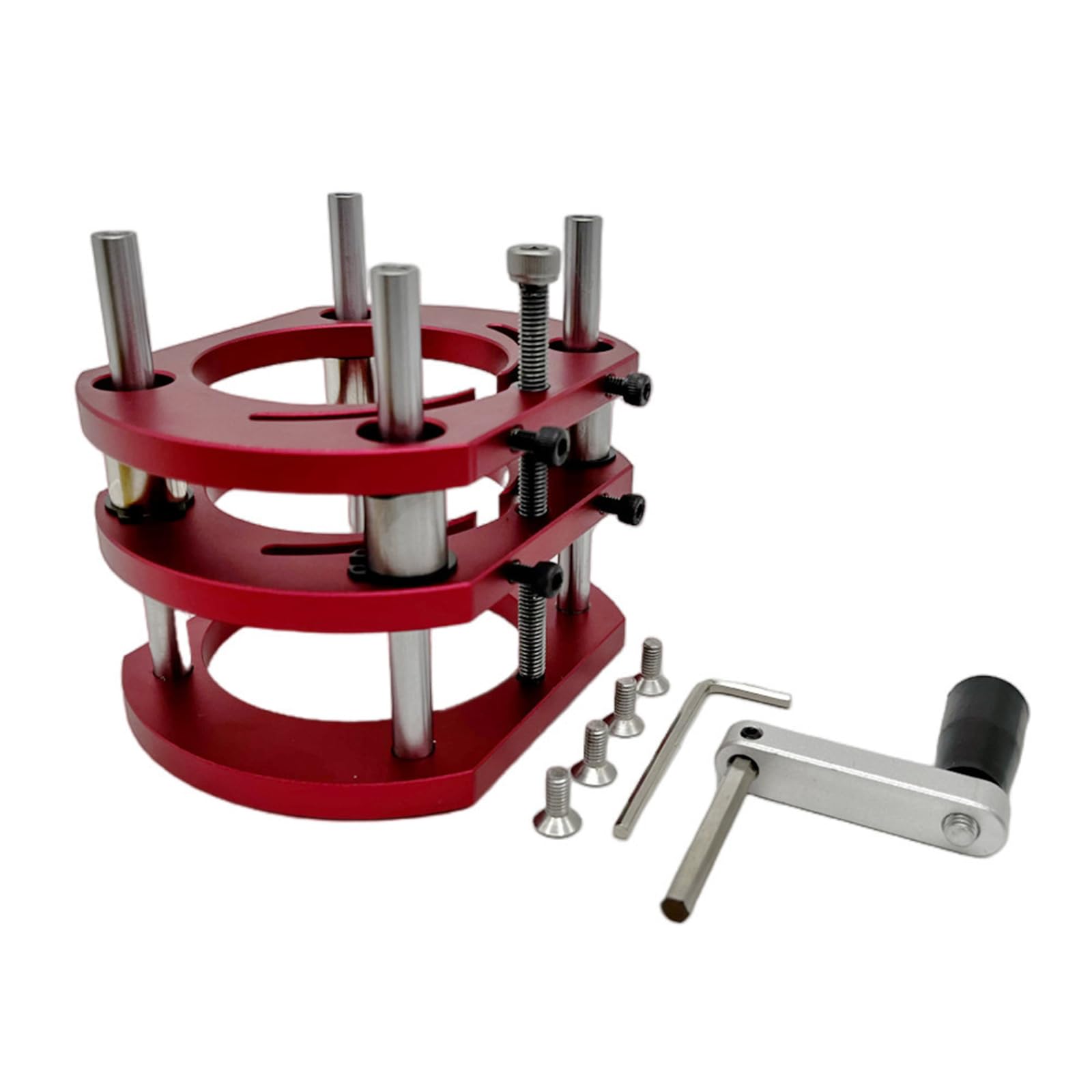 Piastra Inserimento Del Tavolo Router Per La Lavorazione Legno Comodo Tavolo Fresatura Per Scanalare E Smussare Facile Regolazione Altezza Maniglia Rialzata