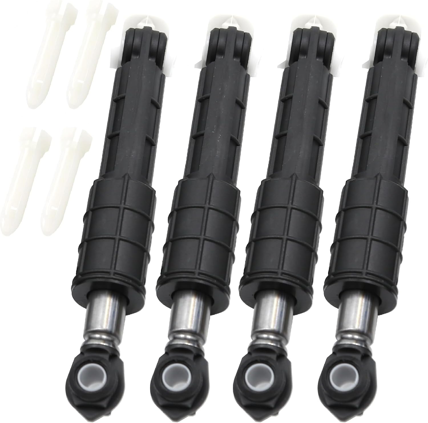 WH01X10260 Washer Shock Absorber Kit with 4 Pins, Replacement for GE General Electric Replacement for Kenmore Washing Machine, Replaces WH01X10343, AH1482318, PD00001516, PS1482318