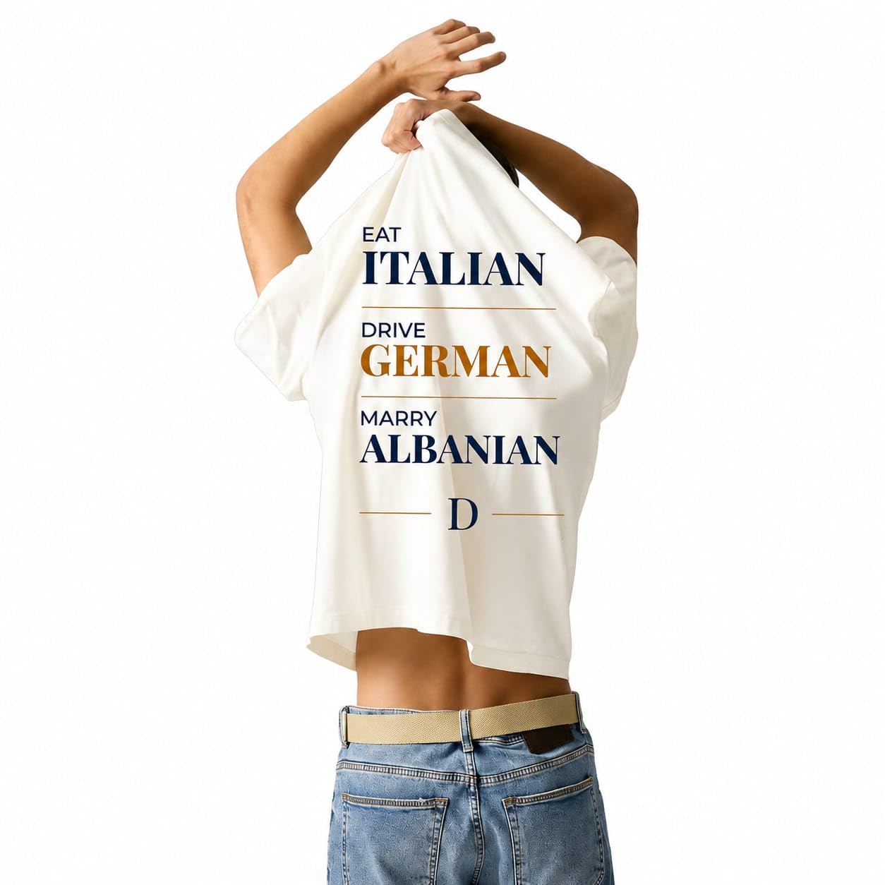 Men's Back Print Graphic Tee-picture-57