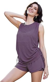 Venzina® Gym Tops for Woman Beach Wear Dress for Women Sheer Thin Airy Fabric Adjustable Side Drawcord Breathable Quick Dr... Price In India