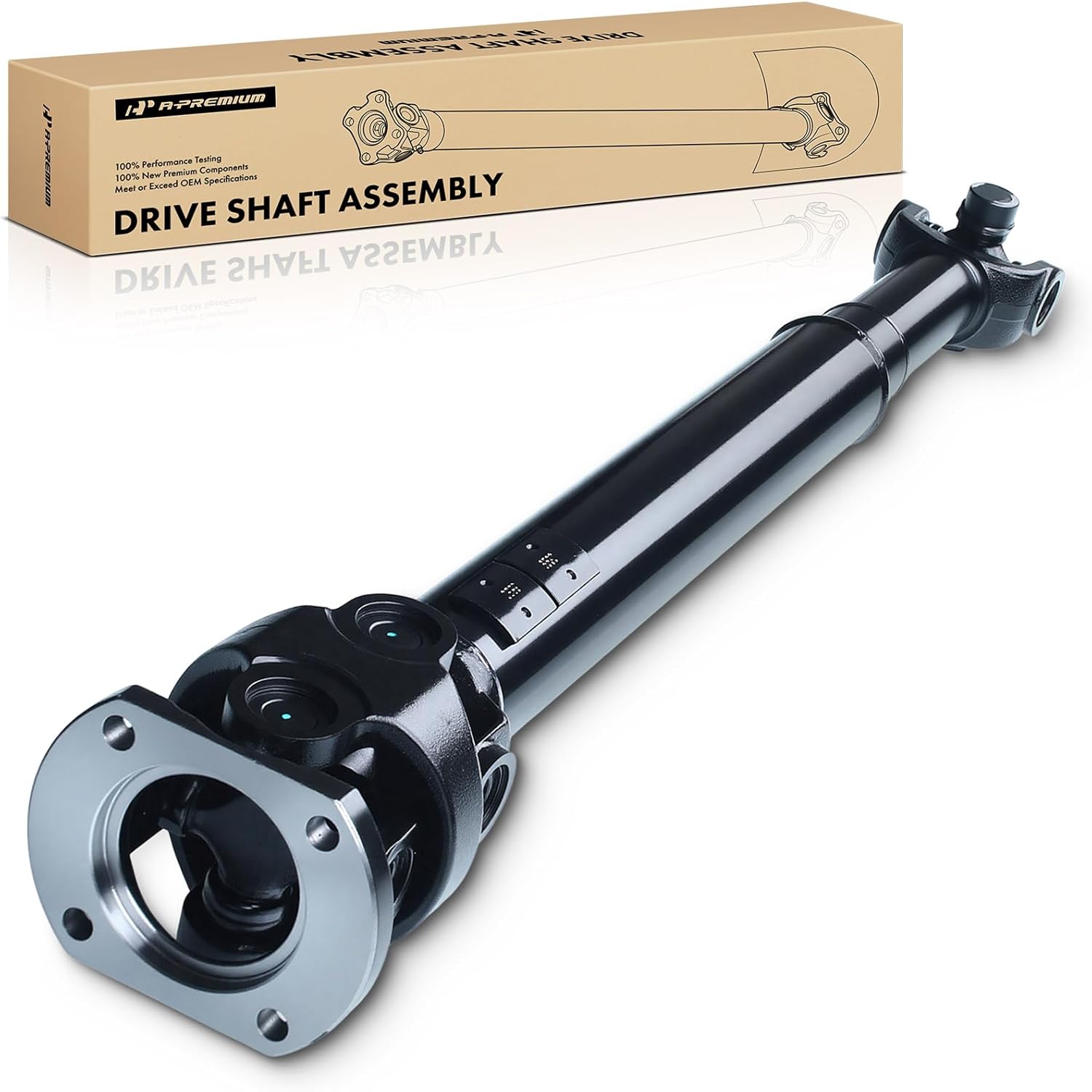 A-Premium Front Driveshaft Assembly for Dodge Ram 1500/2500 (Front 47RE Automatic NV241LD)