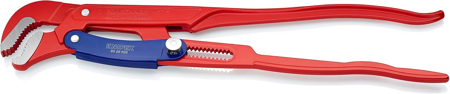 83 60 020 Pipe Wrench S-Type with Rapid Adjustment 2" in Red