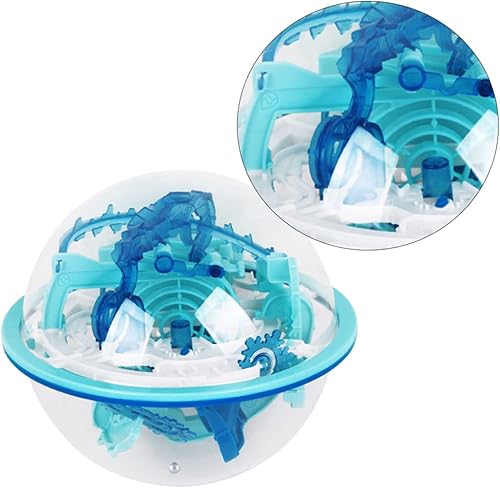 Miniatura 6 de Bola de laberinto para niños, bola de rompecabezas 3D, desafiantes juegos de rompecabezas de laberinto cerebral, juguetes educativos para niños para