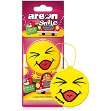 AREON ASD24 Air freshener Hanging Apple and Cinnamon Scent, Best Odor Eliminator, Odd Gifts, Paper Hanging Ornaments, Long Lasting Scent for Car or Home -12 Pack