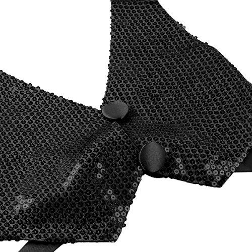 Lejafay Women's Slim Fit Sequins Vest V-Neck Shiny Party Dress Suit Halter Neck Vest Waistcoat4