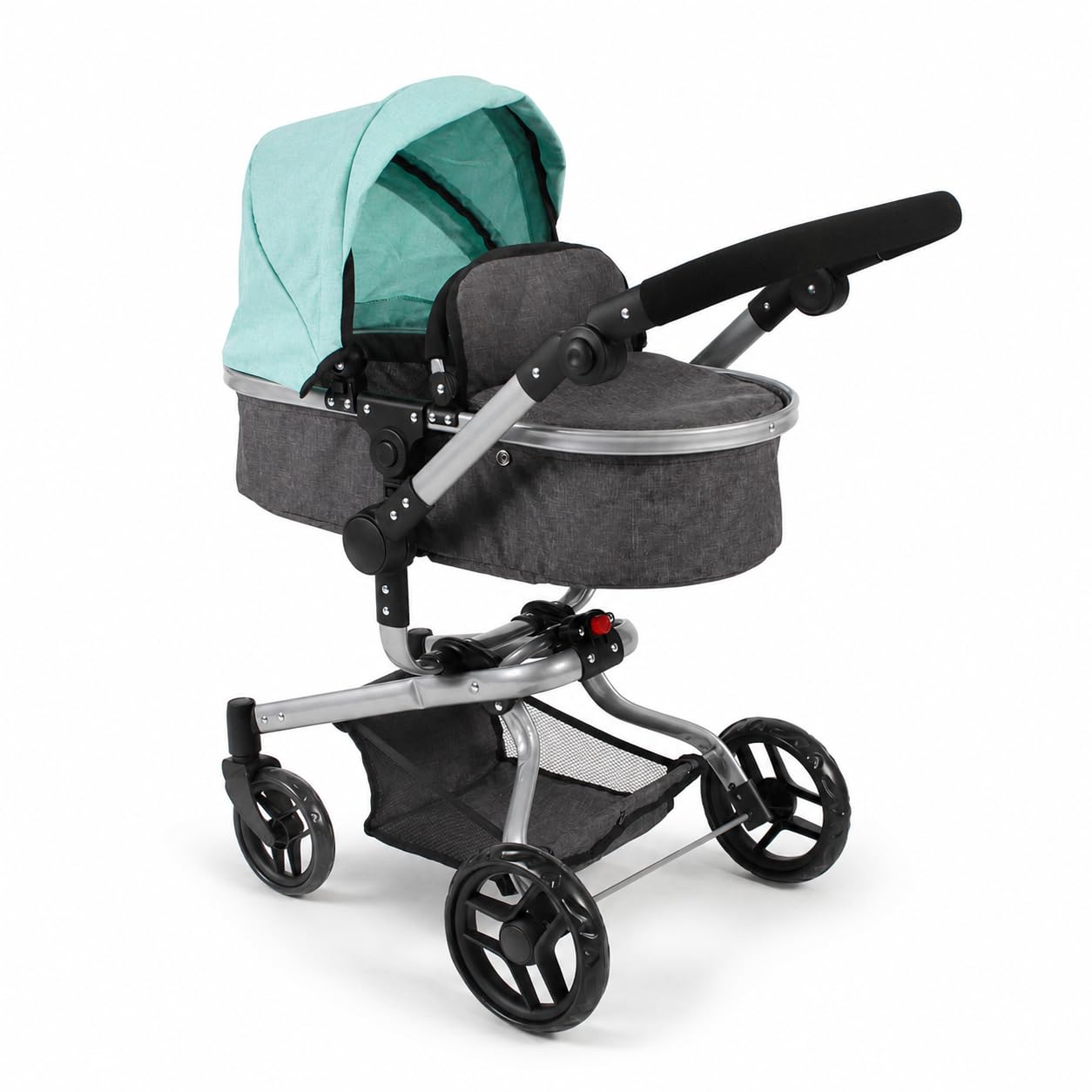 Passeggino per bambole Yolo 2 in 1 per bambini dai 4 agli 8 anni