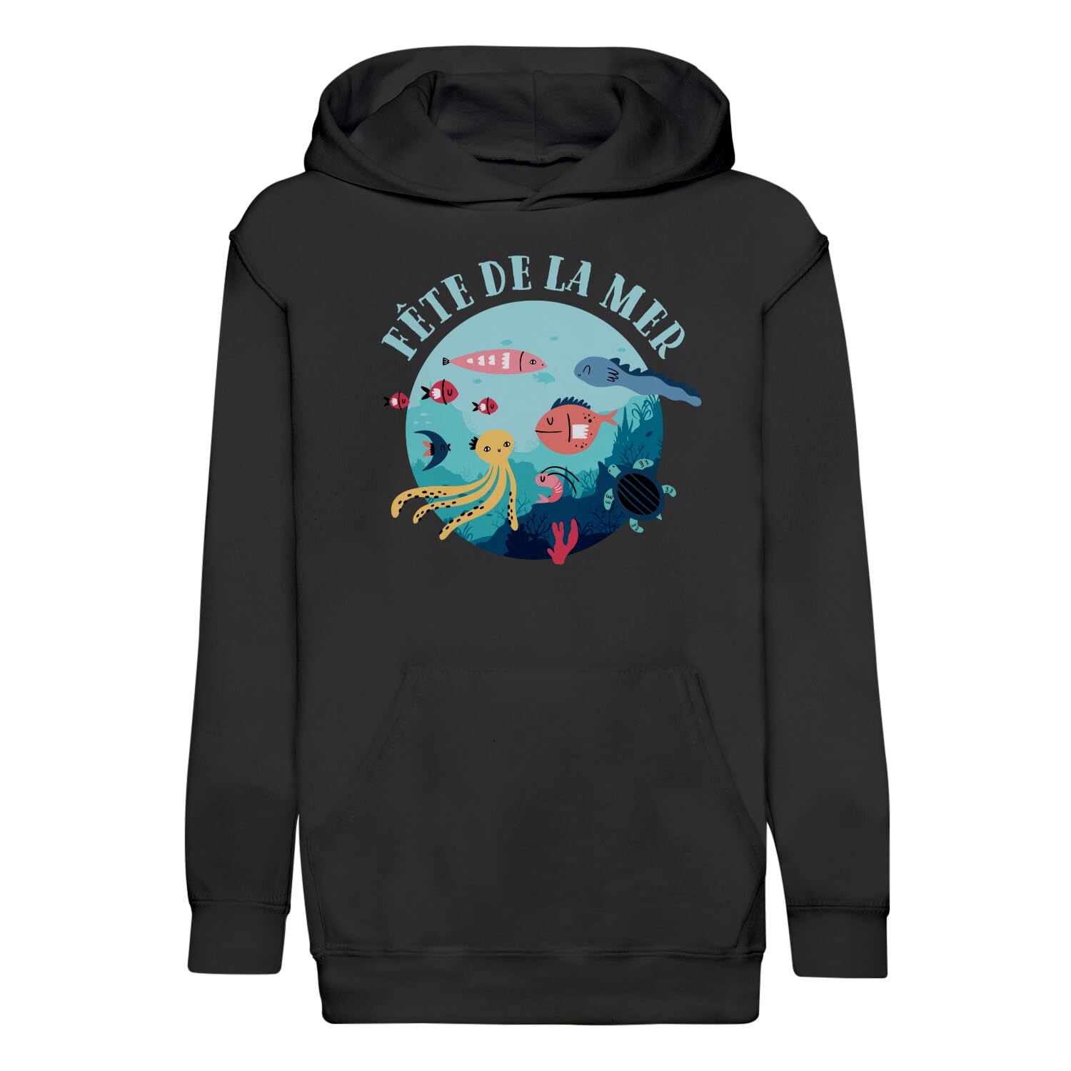 Sweat poisson animaux dessin illustration cadeau anniversaire enfant - 4