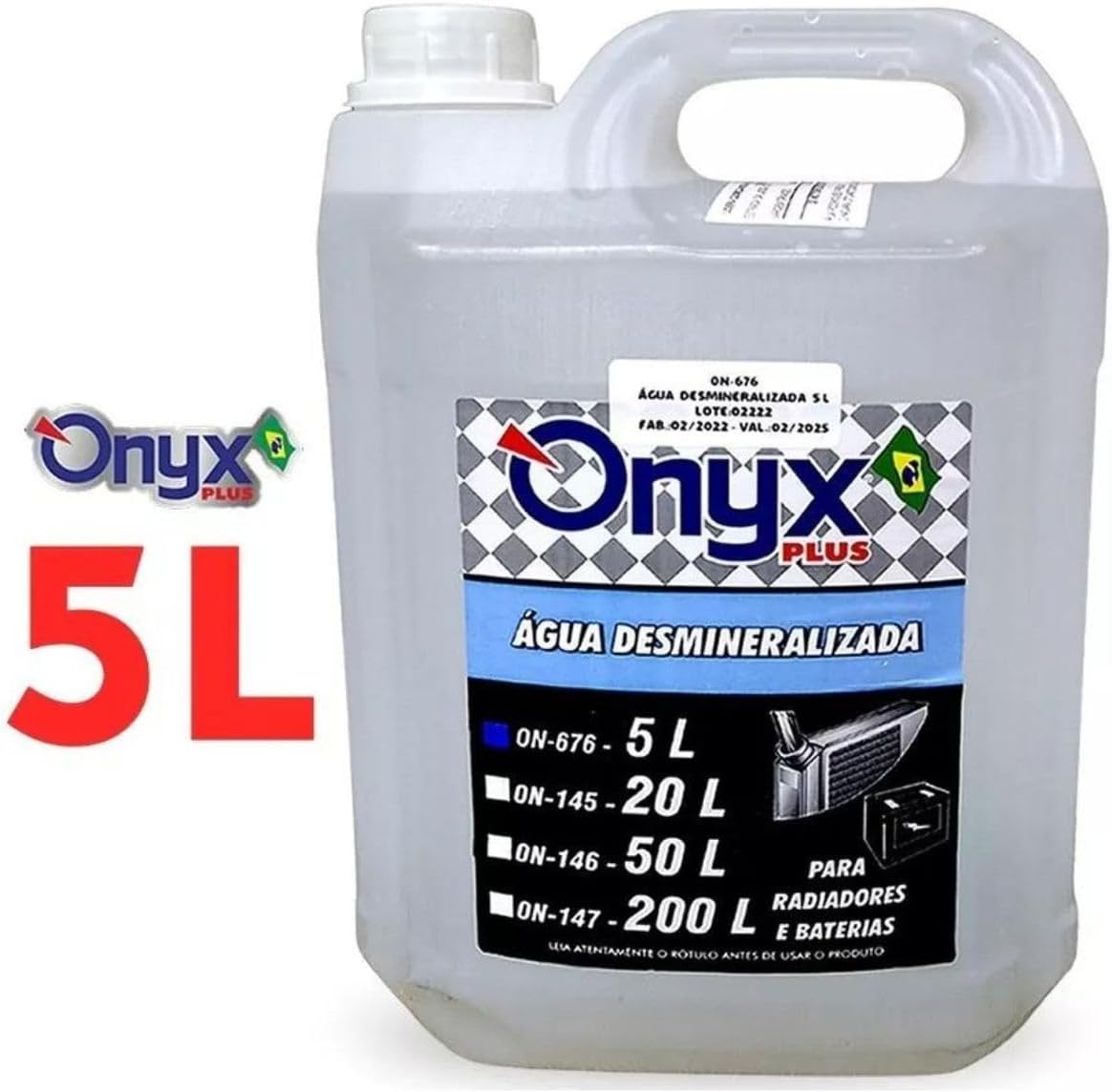 Água Desmineralizada Radiadores Baterias Equipamentos 5l
