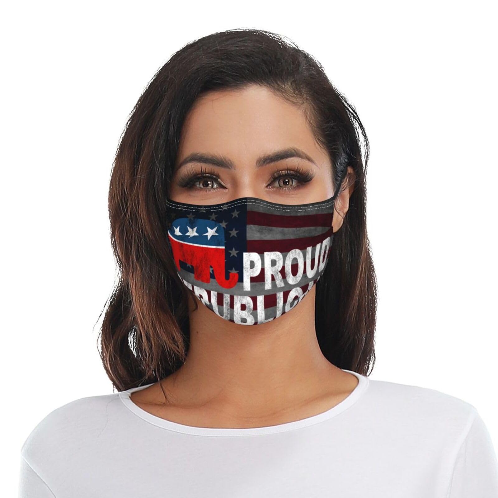 Proud To Be A Republican Adult Dust Mask Adjustable Dust Face with 2 Filter27