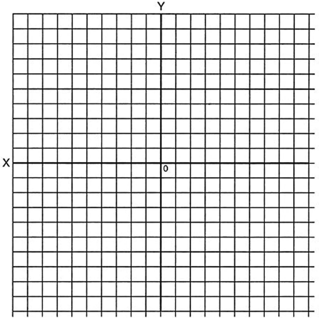 Geyer Instructional Products 150243 Graph Stickers - Accentuated XY Axis, 4" Wide, White/Black (Pack of 500)