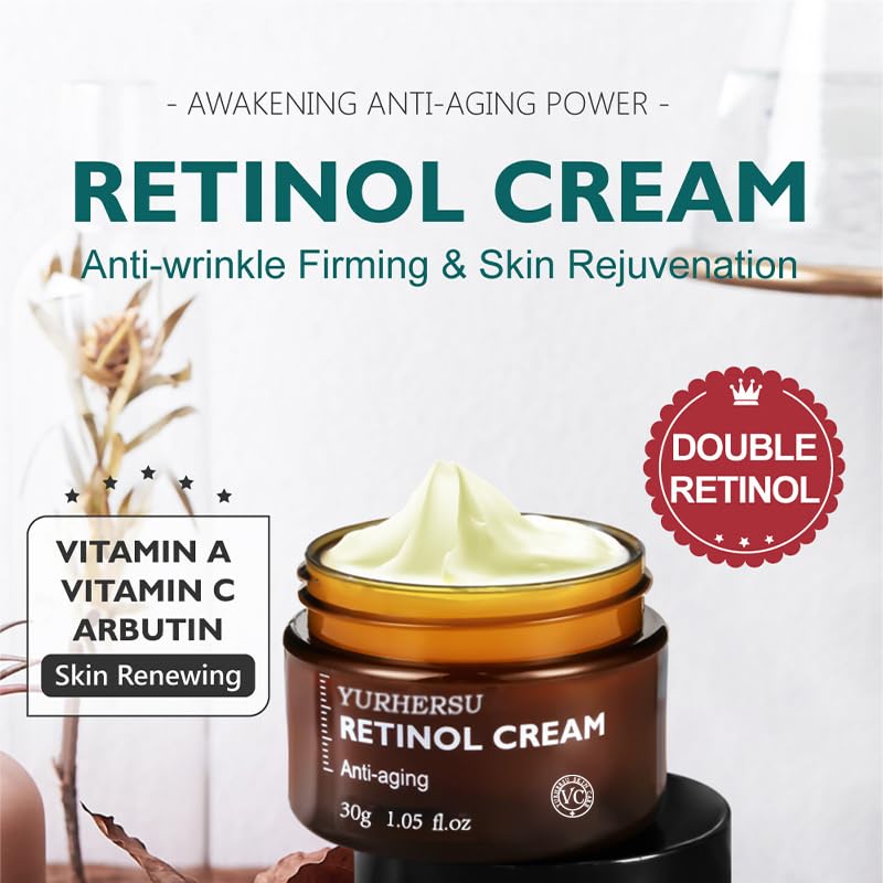 Miniatura 3 de Retinol Crema facial antienvejecimiento y esencia, envejecimiento, crema, suero reafirmante antienvejecimiento