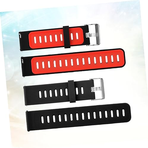 Miniatura 4 de 2 pcs silicone wristbands smart watch band silicone watch band wrist washband sung gear s3 band gear s3 frontier strap silicone watchstrap watch