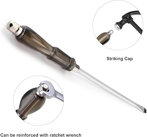 Miniatura 4 de Utoolmart Destornillador de impacto ranurado 10 pulgadas Keystone Demolición Driver Magnético 1pcs