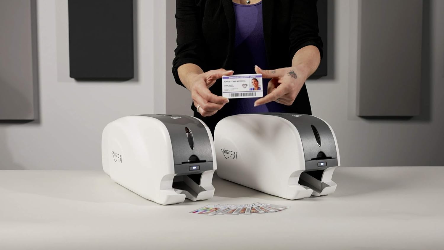 IDP SMART-31 Series ID Card Printer with Software, Manual and Guides - Now with SMARTMark Security