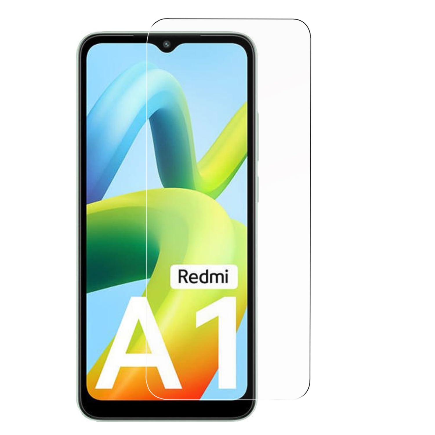 100X Protector Pantalla para Xiaomi Redmi A1 | Cristal templado movil | Antiarañazos | Antihuellas | Dureza 9H | Ultra fino | Ultra Transparente | Ultra Resistente