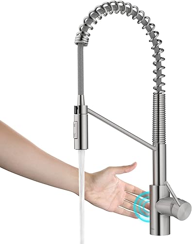 Miniatura 80 de KRAUS Oletto - Grifo de cocina y filtro de agua 2 en 1, monomando y extraíble, estilo comercial, para ósmosis inversa o sistema de filtración