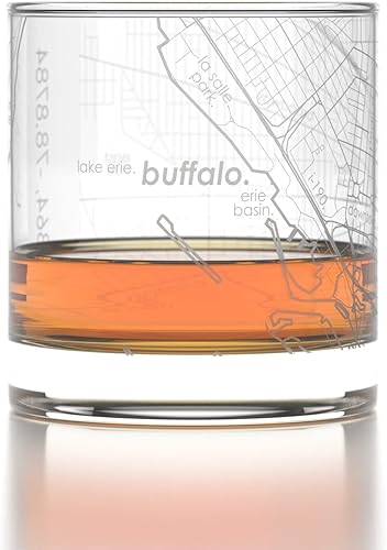 Vista 7 de Well Told Vaso grabado de Washington DC Map Rocks, vidrio de whisky antiguo (11 onzas, transparente), regalo para los amantes del whisky 147-Claro