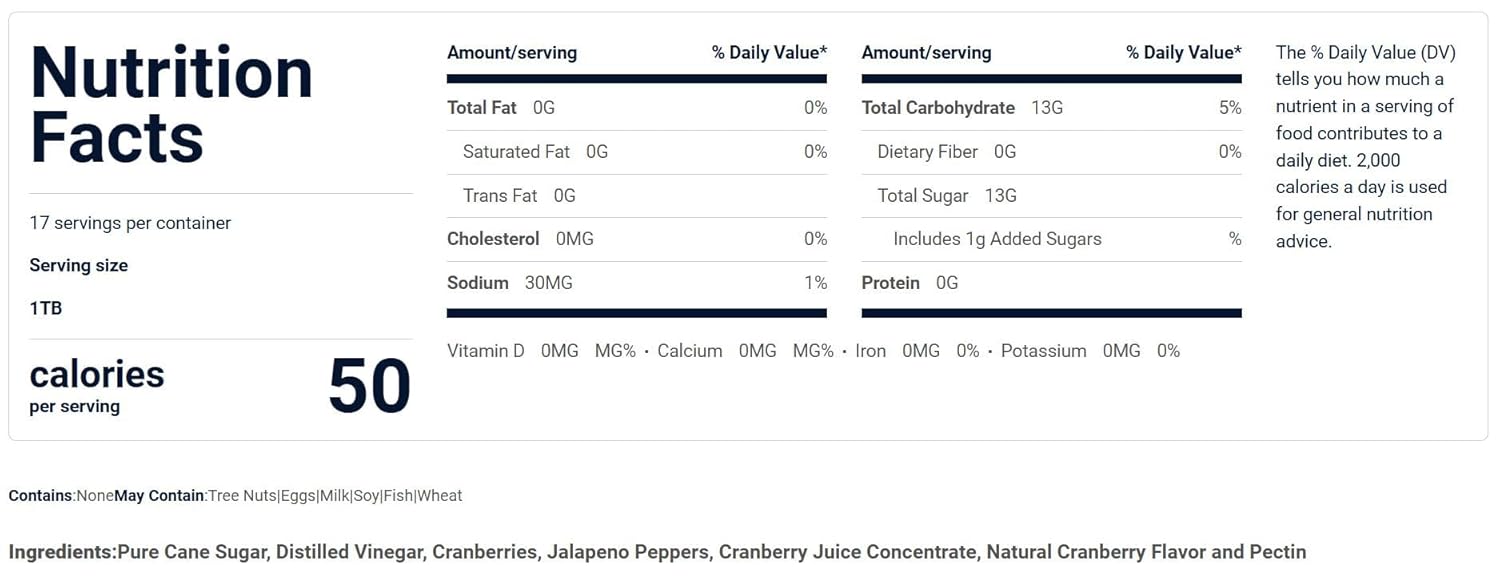 Cranberry Jalapeno Pepper Jelly, 11.5 oz. (3 pack)
