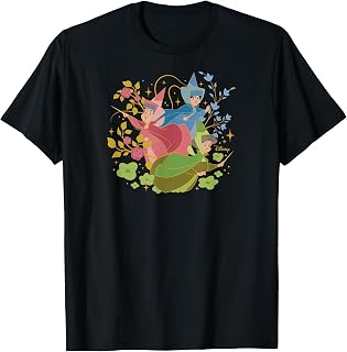 Princess - Sleeping Beauty Flora Fauna Merryweather T-Shirt