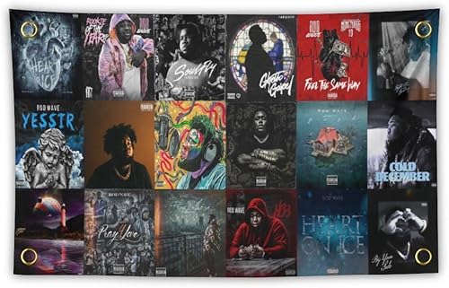 Miniatura 1 de Qaiugi Tapiz de bandera para dormitorio de adolescentes, para colgar en la pared, decoración universitaria, 3 x 5 pies, póster para interiores y