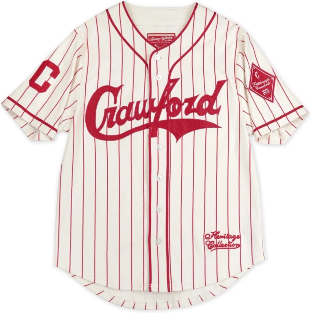 Big Boy Pittsburgh Crawfords S2 Heritage Mens Baseball Jersey [Ivory White] - ID#62741-92-208-0-0