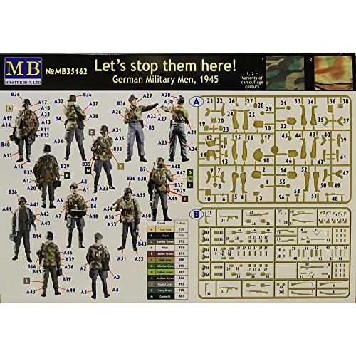 Master Box Models Figuras Militares Alemanas 6 pzas 1/35 miniatura 2