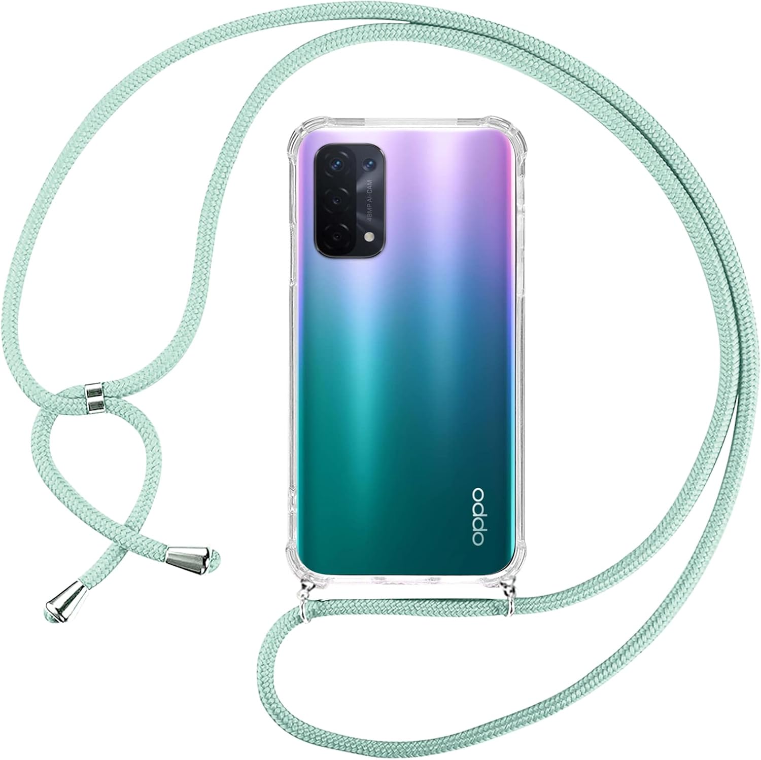 SRISHP Coque pour Oppo A54 5G / Oppo A74 5G, Housse Etui Portefeuille Cuir PU Multifonction, Magnétique Étui de Protection Compatible avec Oppo A54 5G / Oppo A74 5G, Rouge