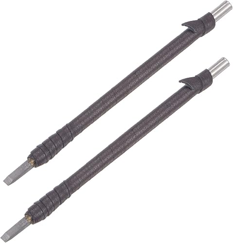 Miniatura 10 de uxcell Cuchillo para tallar cinceles de madera, carburo de tungsteno de 0.118 in, punta plana, herramienta de mano para carpintería, Graver 5.906 in