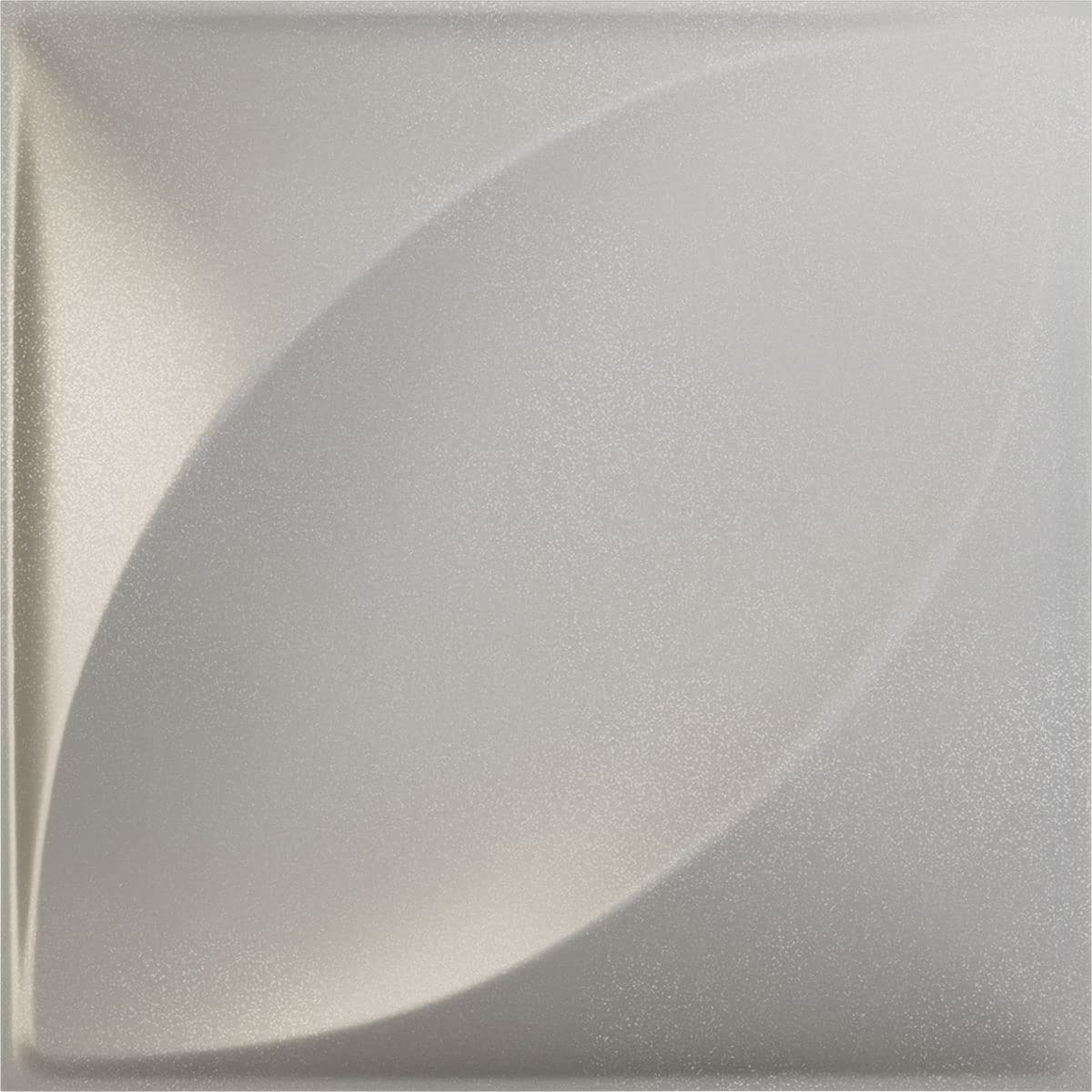 Ekena Millwork 11 7/8"W x 11 7/8"H Malone EnduraWall Decorative 3D Wall Panel, Silver (12-Pack for 11.76 Sq. Ft.