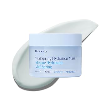 Ursa Major Vital Spring Hydration Mask | Deeply Hydrating Natural Mask| Plumps Skins Appearance, Boosts Firmness & Smooths Appearance of Fine Lines | Vegan, Cruelty-Free, Non-Toxic | 1.69 ounce