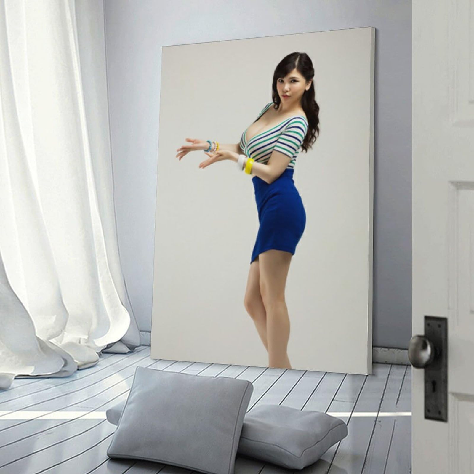 Amazon.co.jp: Mizuki Akane Poster (19) Canvas Poster Print Wall