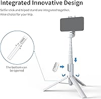 Vista 5 de Selfie Stick Tripod with Remote, Phone Tripod with Extendable Phone Holder, Portable Selfie StickTripod for iPhone Android TikTok YouTube Vlog