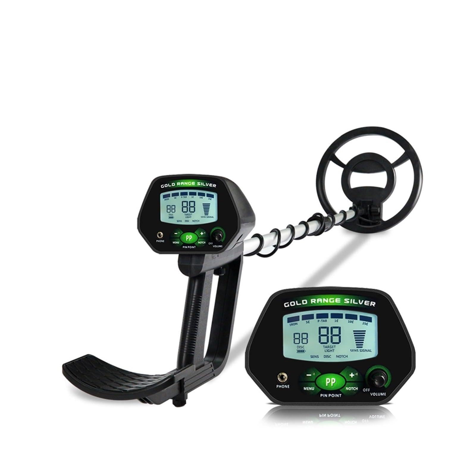 High Accuracy Professional MD-4090 Underground Metal Detector LCD Metal Detector With Memory Function Backlight Adjustable(MD-4090SET)