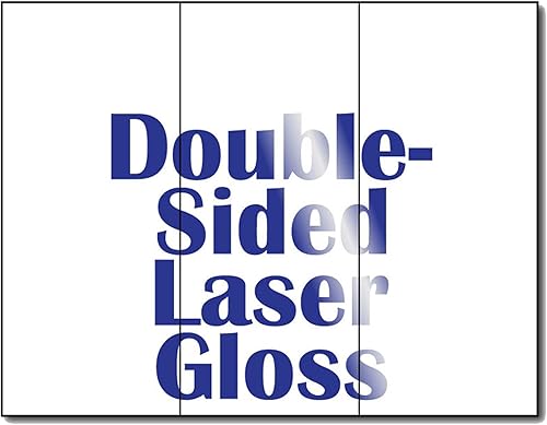 38lb Bond Laser Gloss Tri-Fold folletos250folletos